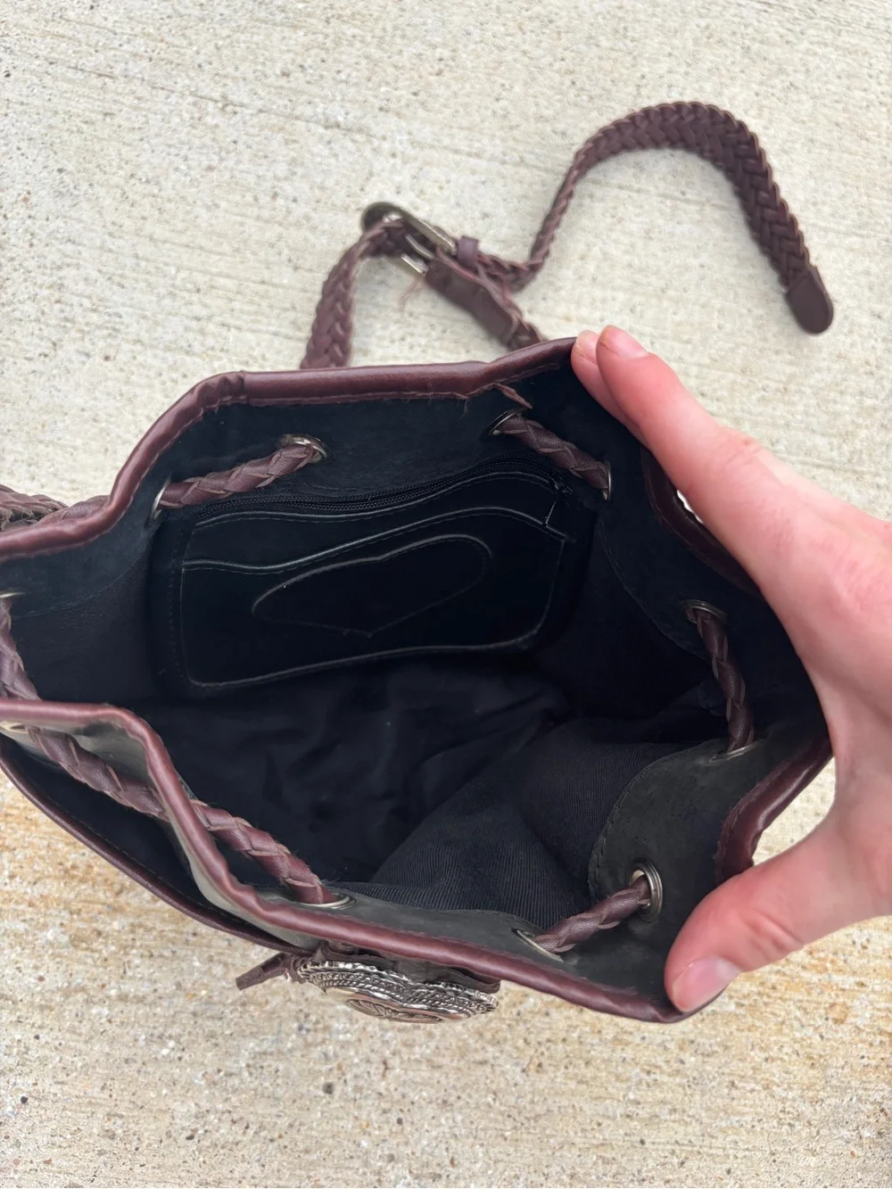 Vintage Brighton Western Crossbody Tote Bag